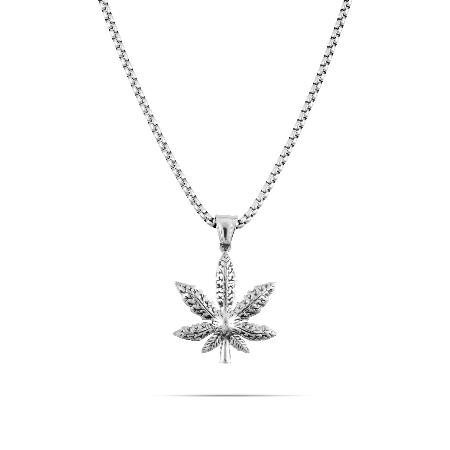 Ανδρικό Κολιέ Mar and Mar Cannabis II από ανοξείδωτο ατσάλι