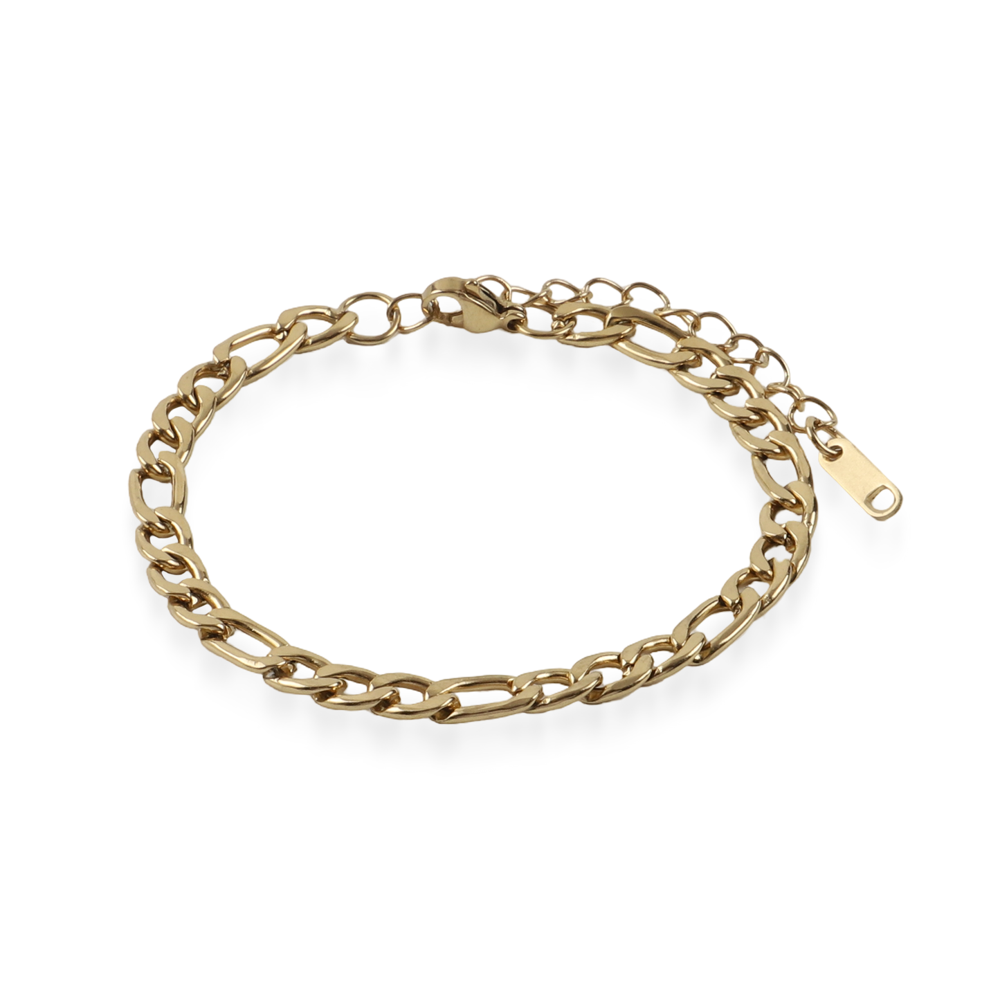 Αλυσίδα χεριού Mar and Mar Figaro (Denver-Gold) από ανοξείδωτο ατσάλι