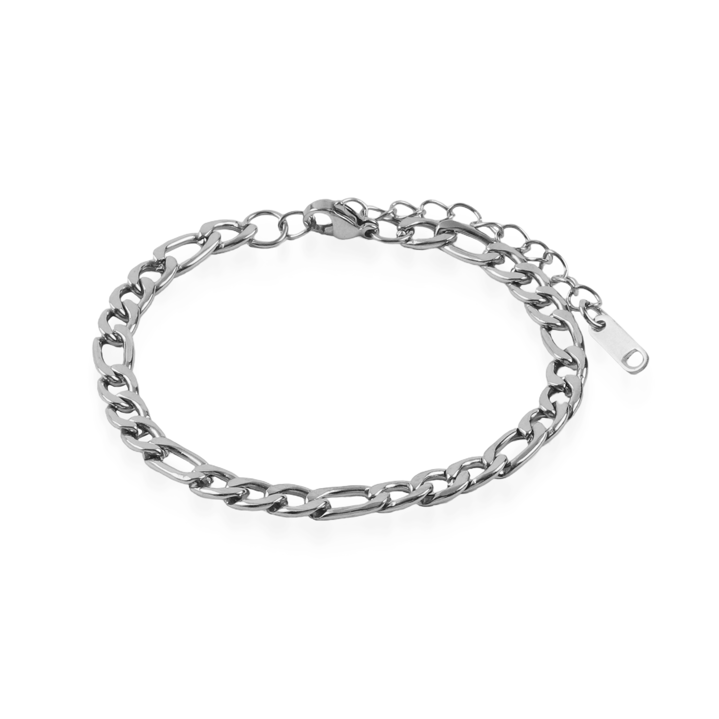 Αλυσίδα χεριού Mar and Mar Figaro (Denver-Silver) από ανοξείδωτο ατσάλι