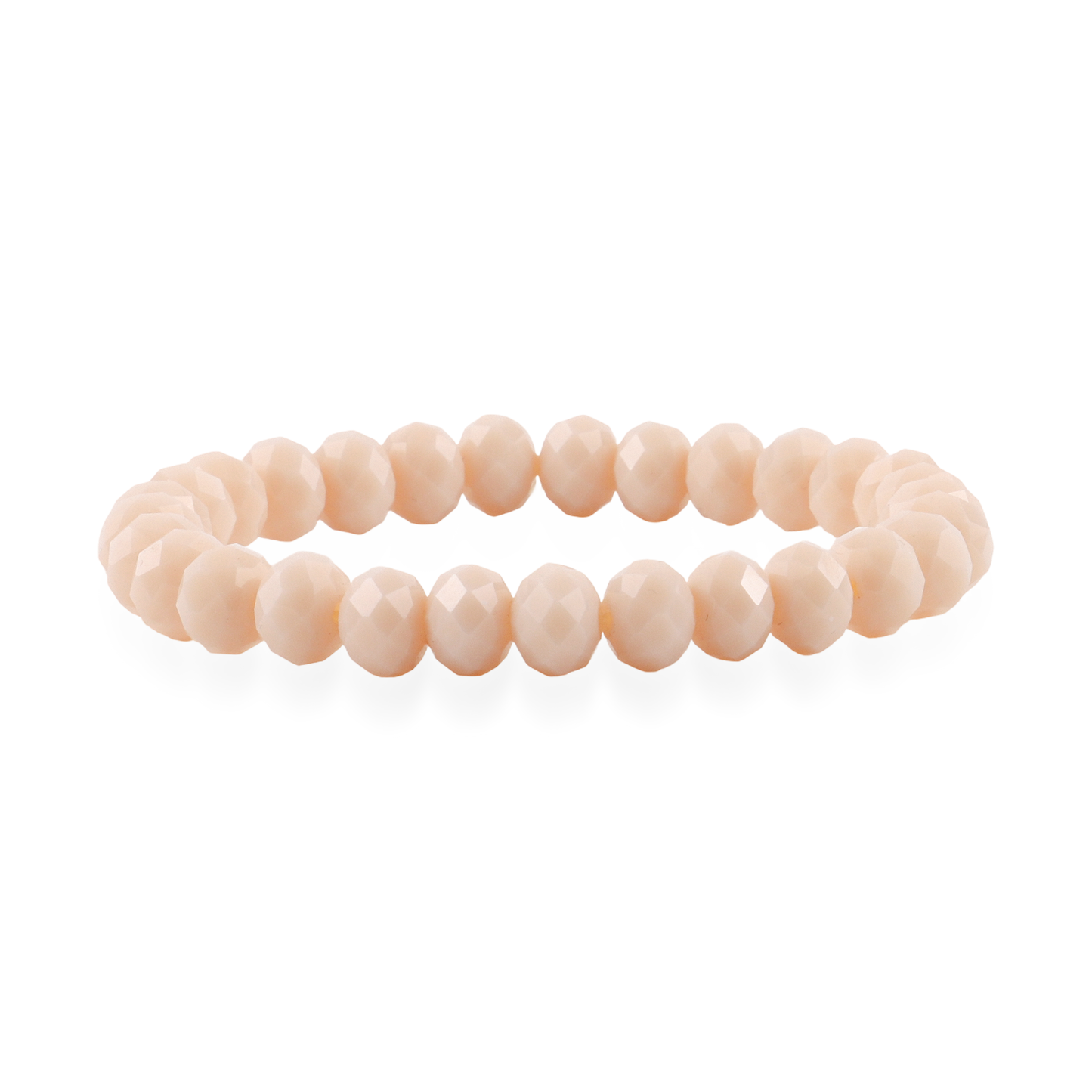 Χειροποίητο βραχιόλι με χάντρες Mar and Mar Bliss Candy (Beige)
