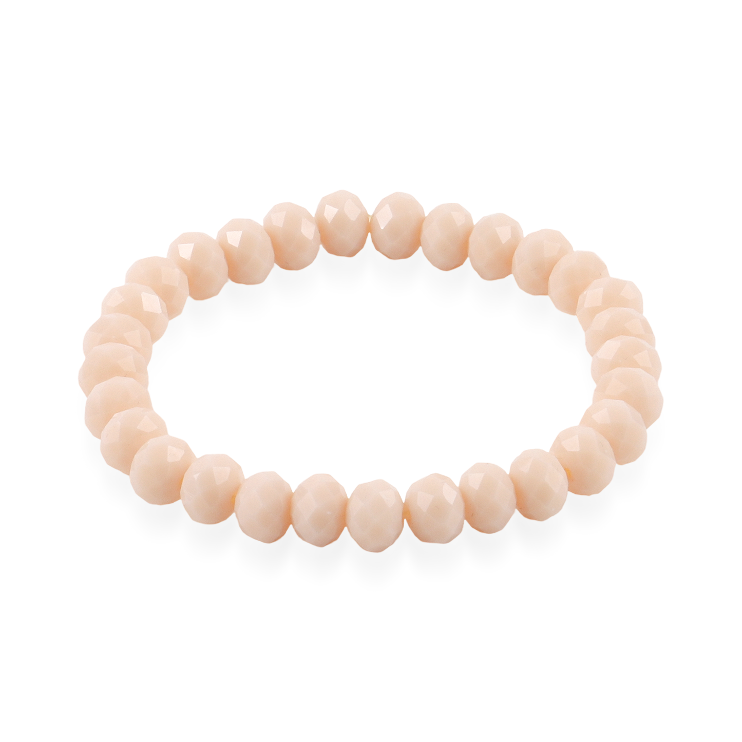 Χειροποίητο βραχιόλι με χάντρες Mar and Mar Bliss Candy (Beige)