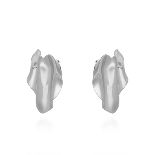 Σκουλαρίκια καρφωτά καρδιά Mar and Mar Herbie Heart (Silver) από ανοξείδωτο ατσάλι
