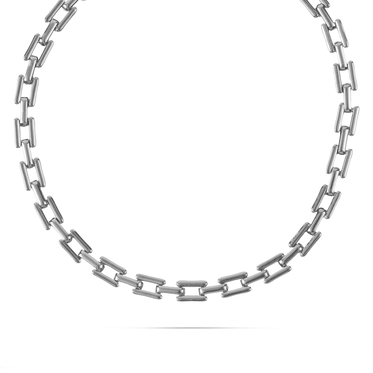 Αλυσίδα λαιμού Mar and Mar Holly Silver από ανοξείδωτο ατσάλι