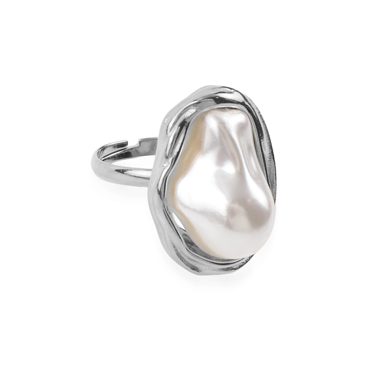 Γυναικείο δαχτυλίδι Mar and Mar Ophelia Silver από ανοξείδωτο ατσάλι