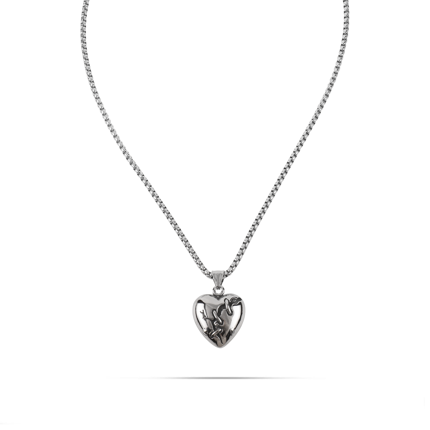 Κολιέ Mar and Mar Ramer Heart Pendant από ανοξείδωτο ατσάλι