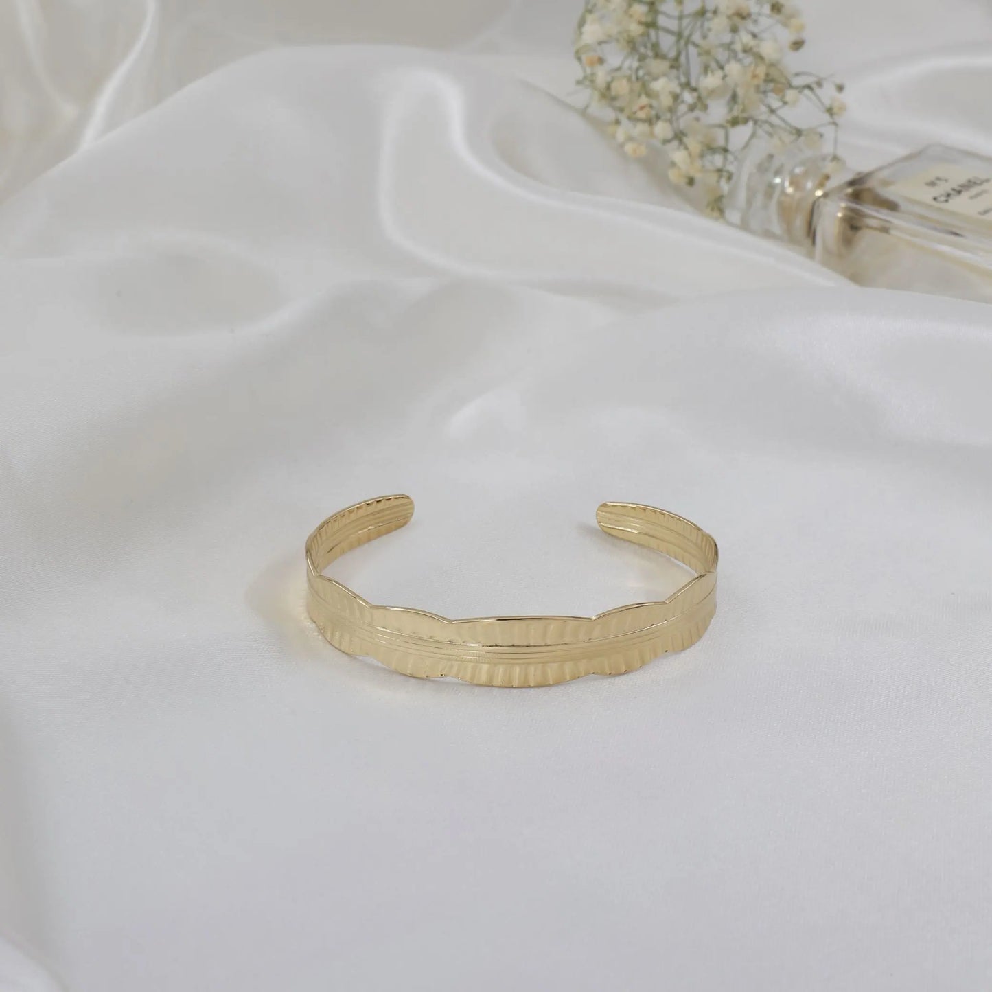 Βραχιόλι χειροπέδα Mar & Mar Edwina Cuff από ανοξείδωτο ατσάλι