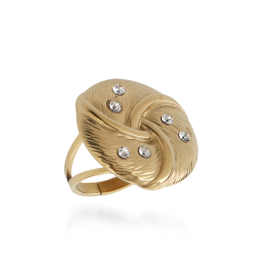 Γυναικείο δαχτυλίδι Mar and Mar Pomeline από ανοξείδωτο ατσάλι