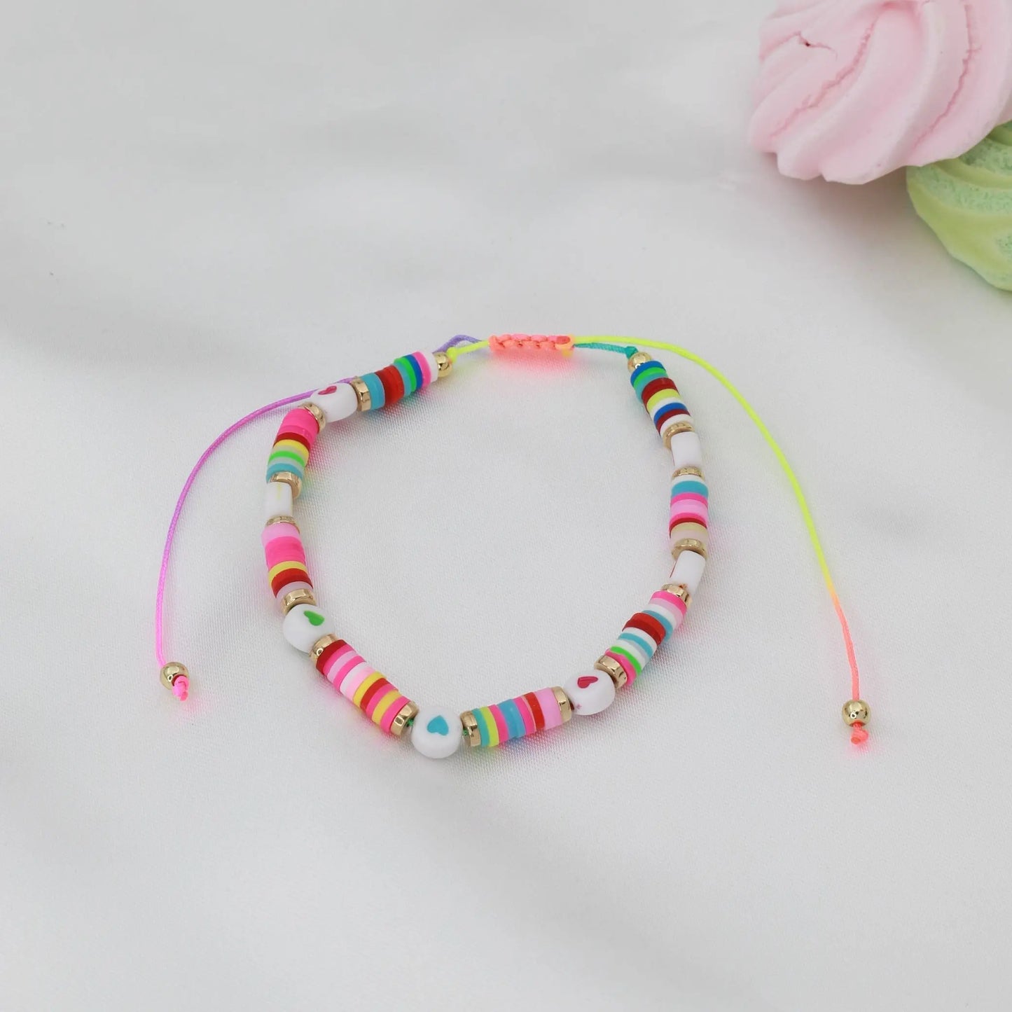 Βραχιόλι ποδιού με χάντρες Mar & Mar Bonbon Anklet