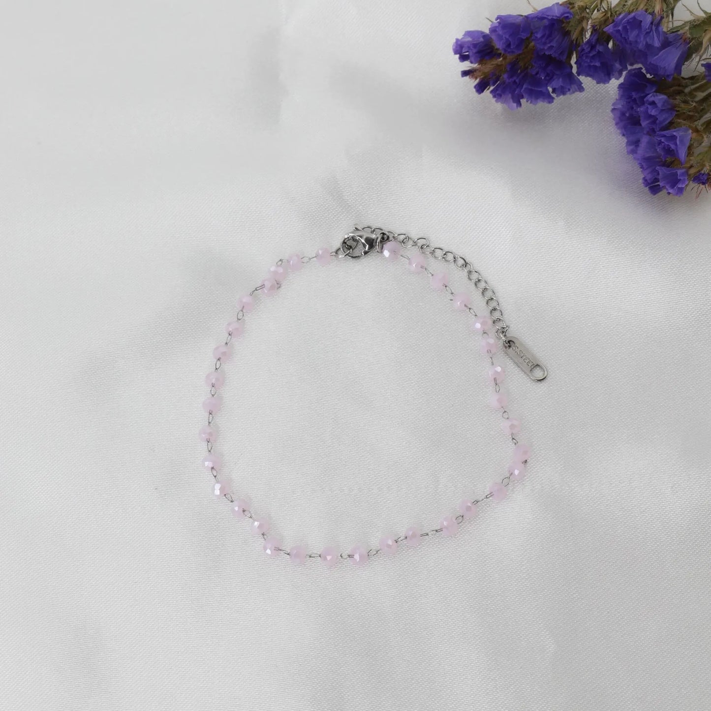 Αλυσίδα ποδιού με χάντρες Mar & Mar Priya Anklet από ανοξείδωτο ατσάλι