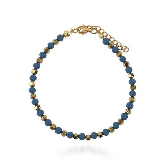 Ανδρικό βραχιόλι με Αιματίτη Mar and Mar Welion από ανοξείδωτο ατσάλι