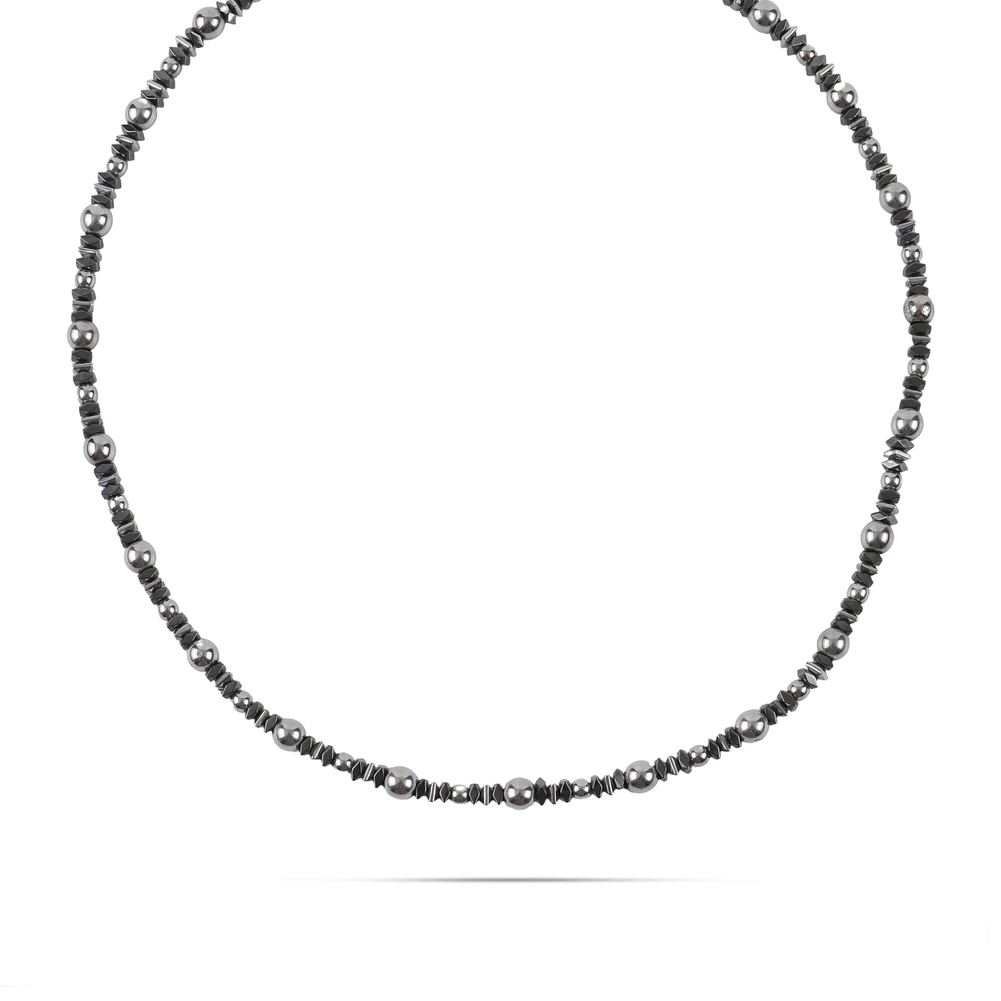 Ανδρικό χειροποίητο κολιέ Mar and Mar Olden με φυσικές ορυκτές πέτρες και Αιματίτη