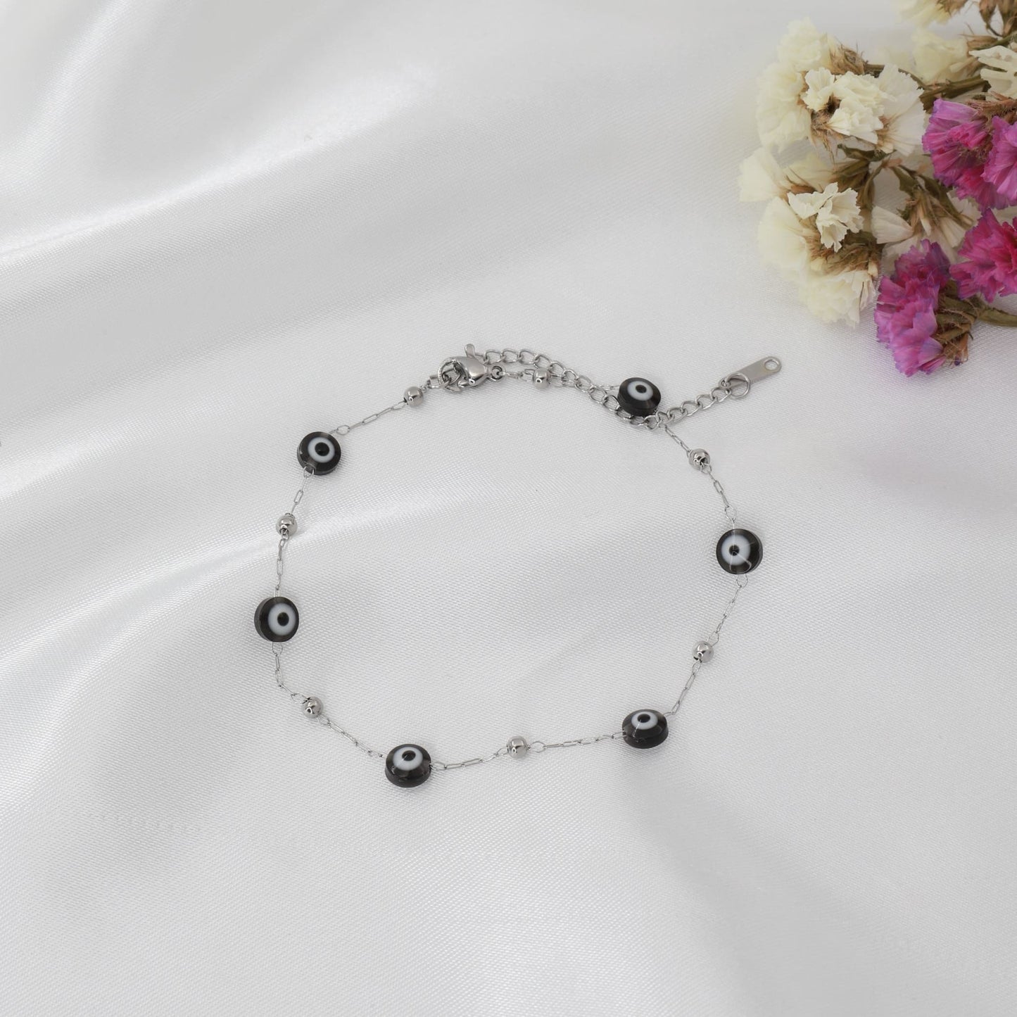 Αλυσίδα ποδιού με ματάκια Mar and Mar Undine Anklet από ανοξείδωτο ατσάλι
