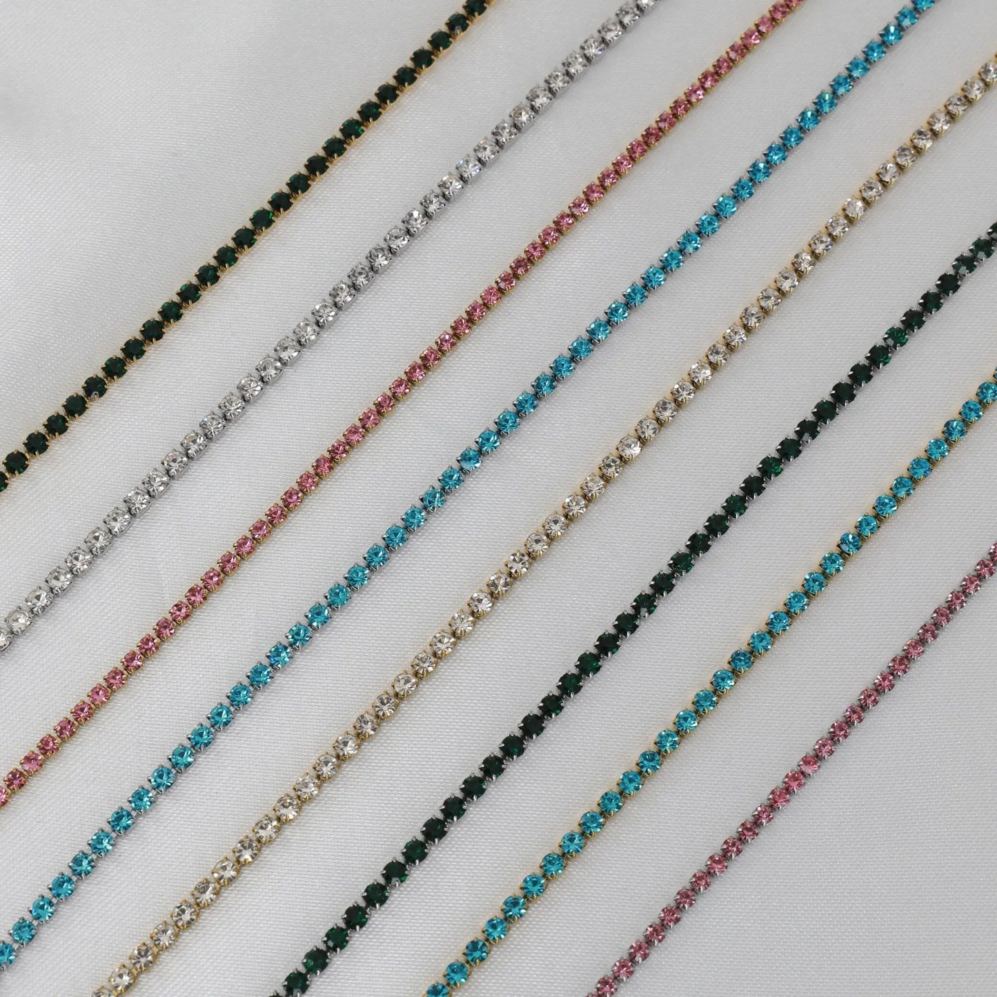 Αλυσίδα ποδιού με πέτρες ζιργκόν Tennis Riviera Anklet