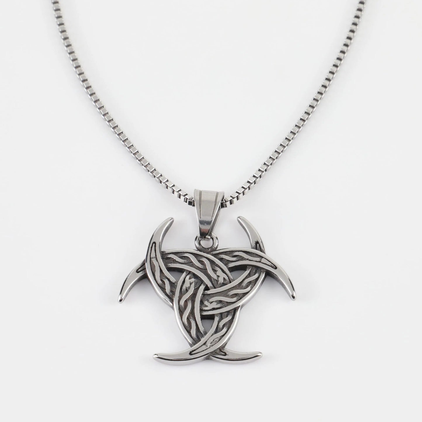 Ανδρικό Κολιέ Mar & Mar Celtic Crescent από ανοξείδωτο ατσάλι