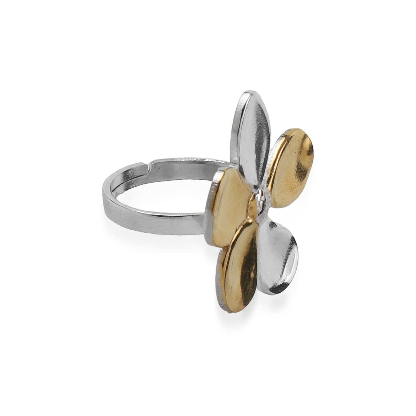 Γυναικείο δαχτυλίδι Mar and Mar Floralis Mix από ανοξείδωτο ατσάλι