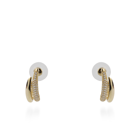 Σκουλαρίκια καρφωτά με ζιργκόν Mar and Mar Yvian