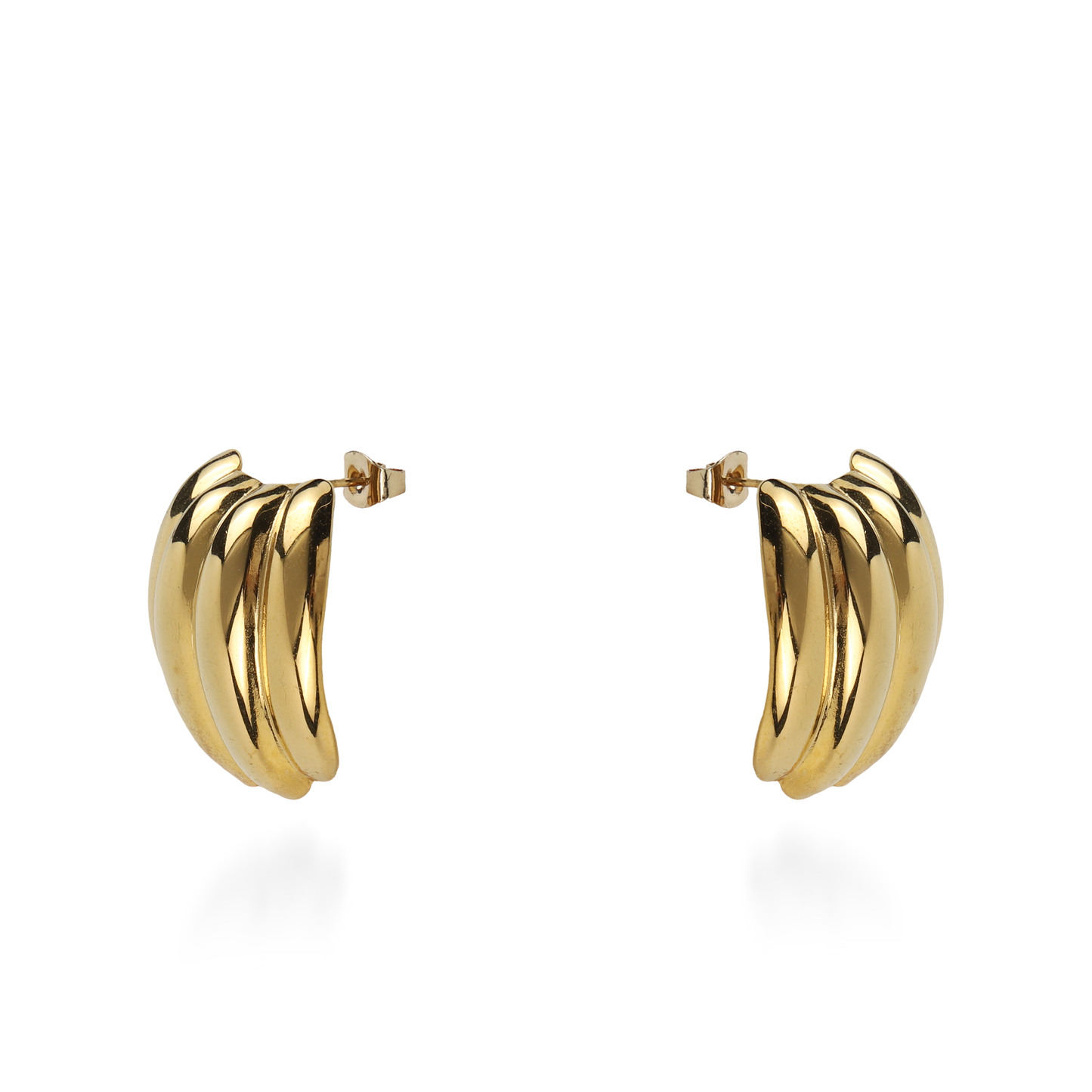 Σκουλαρίκια καρφωτά Mar and Mar Benilia από ανοξείδωτο ατσάλι