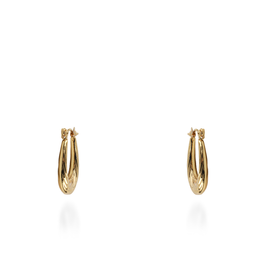 Σκουλαρίκια κρίκοι Mar and Mar Anoria από ανοξείδωτο ατσάλι