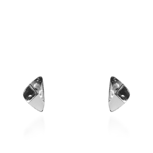 Σκουλαρίκια καρφωτά Mar and Mar Cyra από ανοξείδωτο ατσάλι