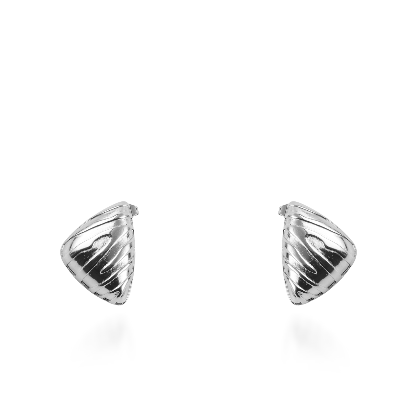 Σκουλαρίκια καρφωτά καρδιές Mar and Mar Aminy από ανοξείδωτο ατσάλι