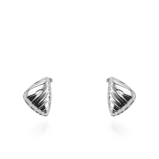 Σκουλαρίκια καρφωτά καρδιές Mar and Mar Aminy από ανοξείδωτο ατσάλι