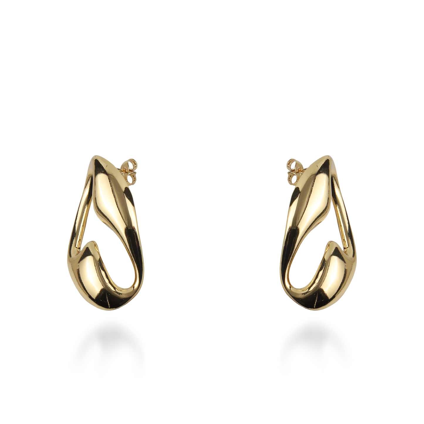 Σκουλαρίκια καρφωτά Mar and Mar Eliany από ανοξείδωτο ατσάλι