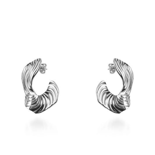 Σκουλαρίκια καρφωτά Mar and Mar Seryl (Silver) από ανοξείδωτο ατσάλι