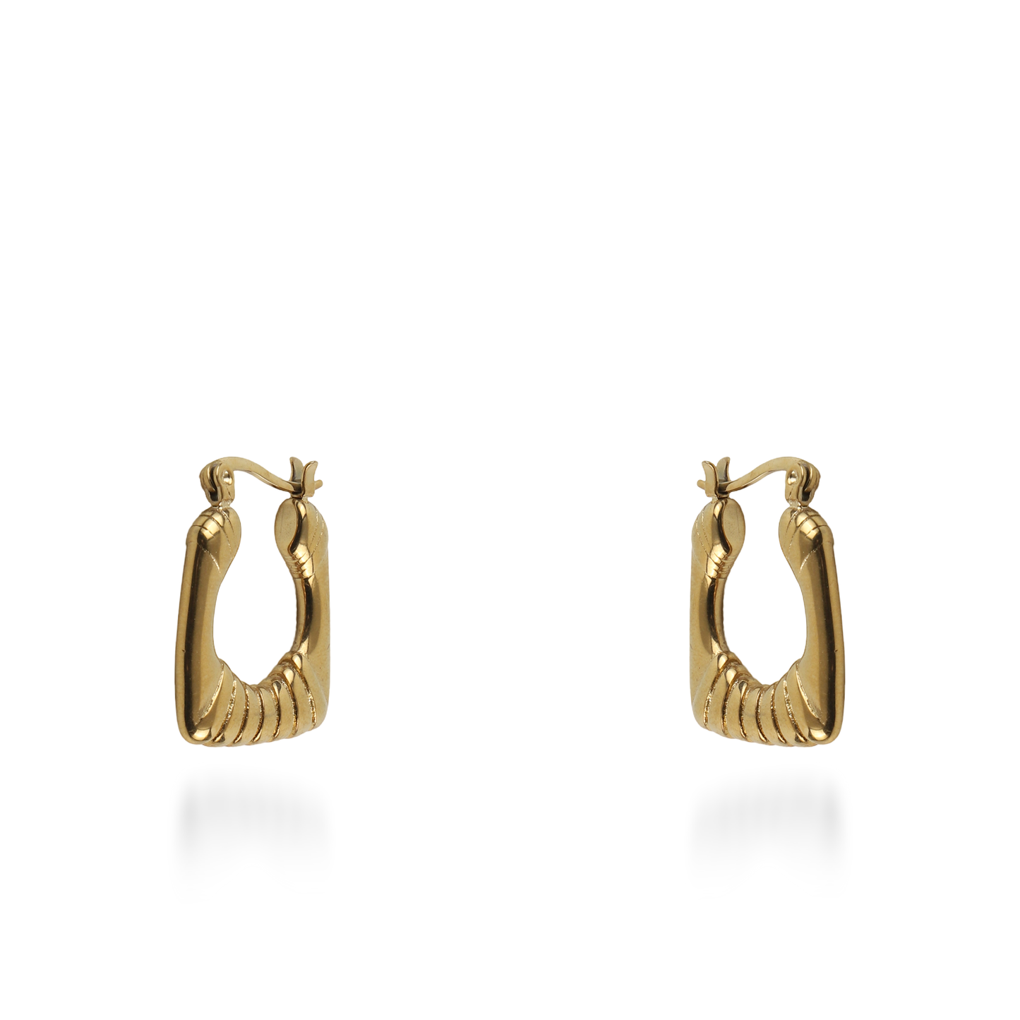 Σκουλαρίκια κρίκοι Mar and Mar Kynia από ανοξείδωτο ατσάλι