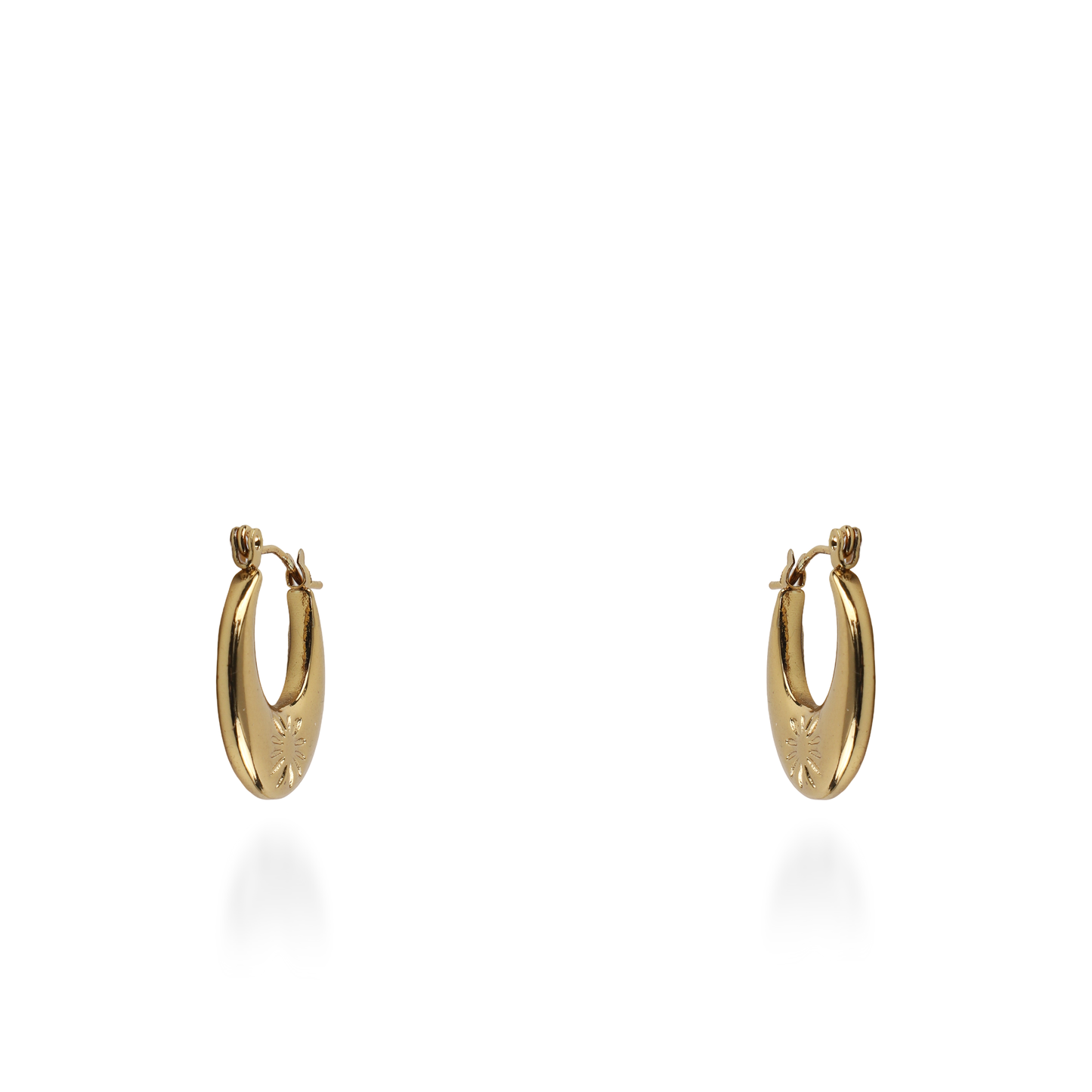 Σκουλαρίκια κρίκοι Mar and Mar Seina από ανοξείδωτο ατσάλι