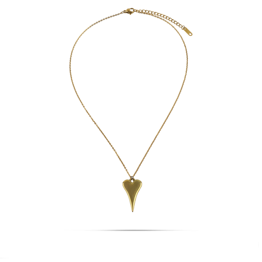 Κολιέ με καρδούλα Mar and Mar Elira από ανοξείδωτο ατσάλι