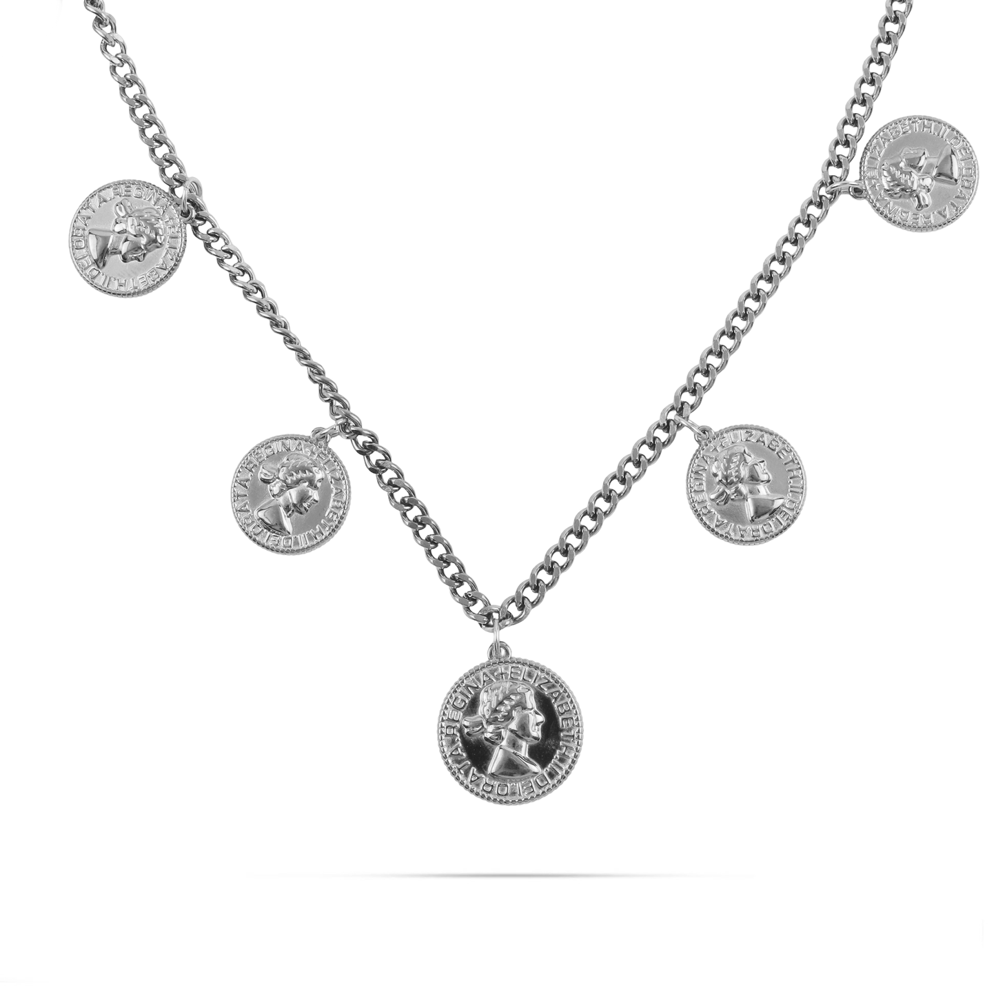 Κολιέ με φλουριά Mar and Mar Imperia (Silver) από ανοξείδωτο ατσάλι
