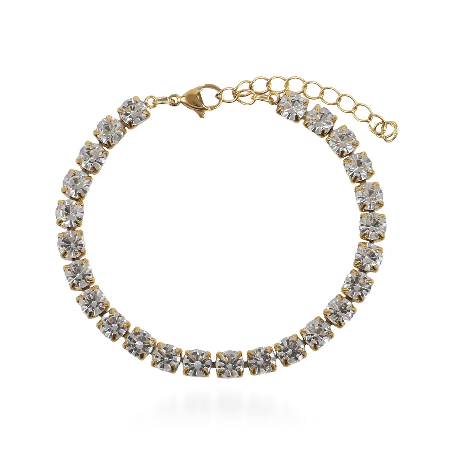 Αλυσίδα χεριού με ζιργκόν Mar and Mar Kyon από ανοξείδωτο ατσάλι