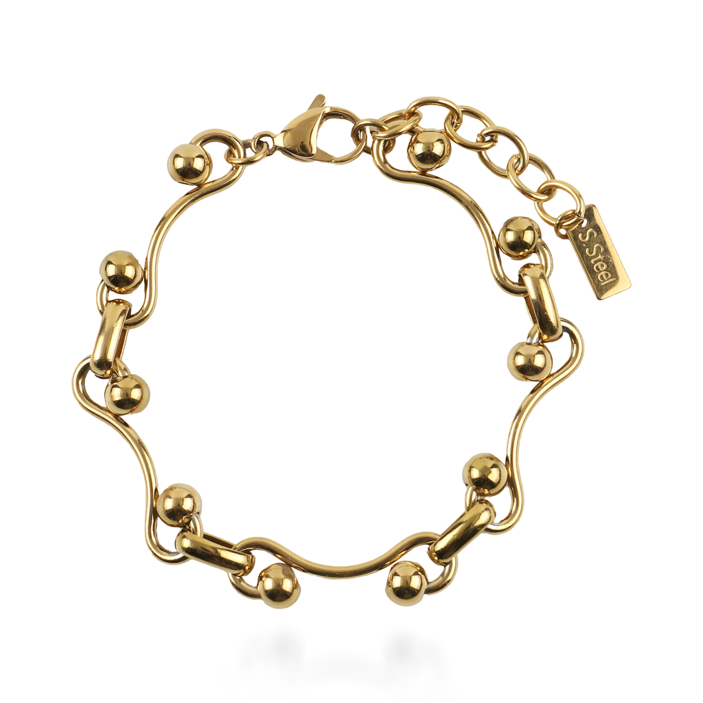 Βραχιόλι αλυσίδα χεριού Mar and Mar Frugalia από ανοξείδωτο ατσάλι