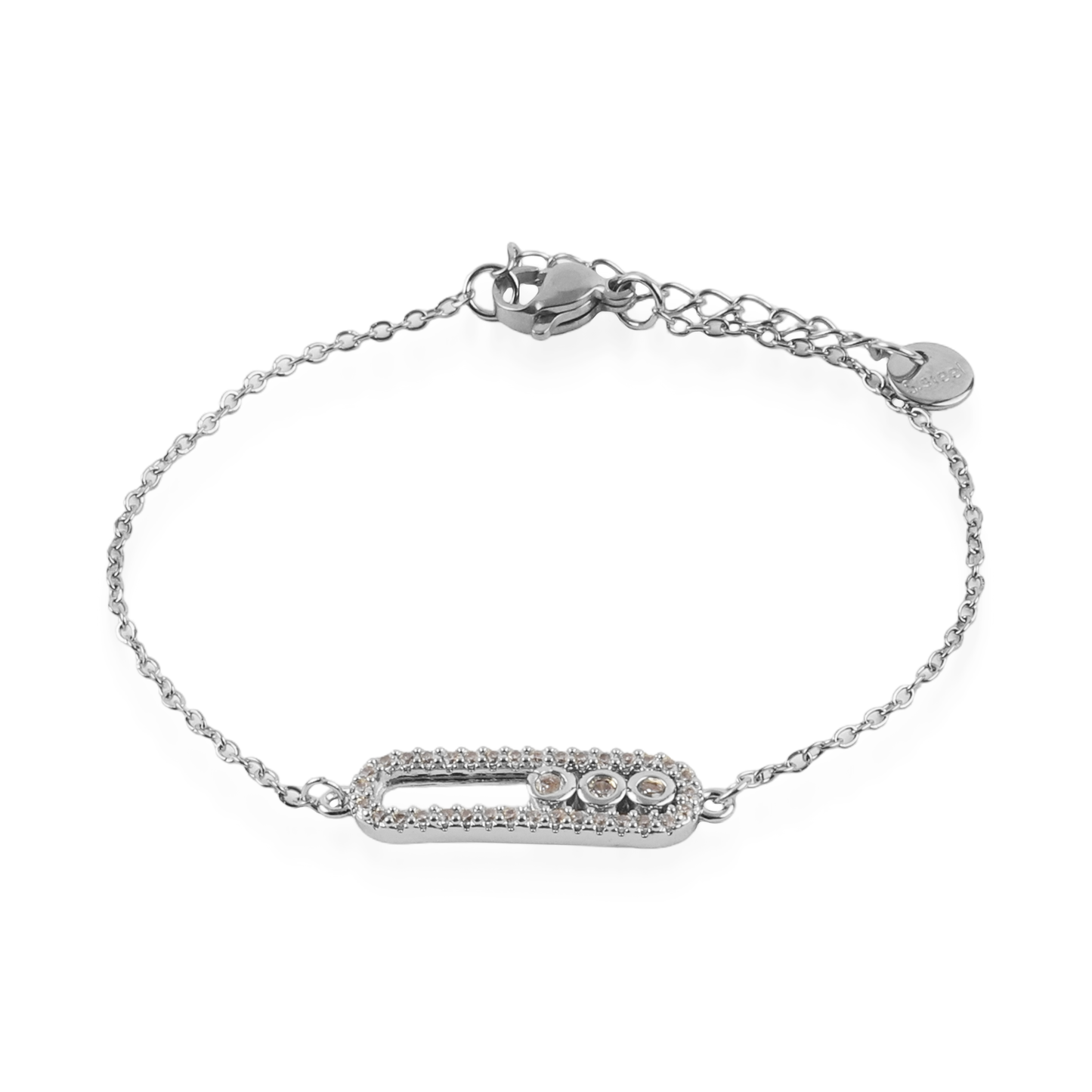 Βραχιόλι χεριού Mar and Mar Palvia Sparkle (Silver) από ανοξείδωτο ατσάλι