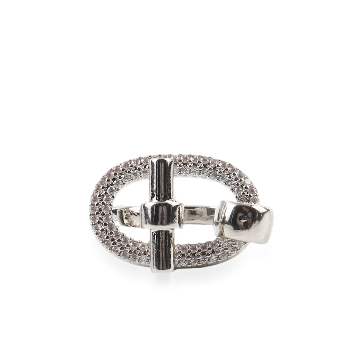 Γυναικείο δαχτυλίδι με πέτρες ζιργκόν Linka (Silver)