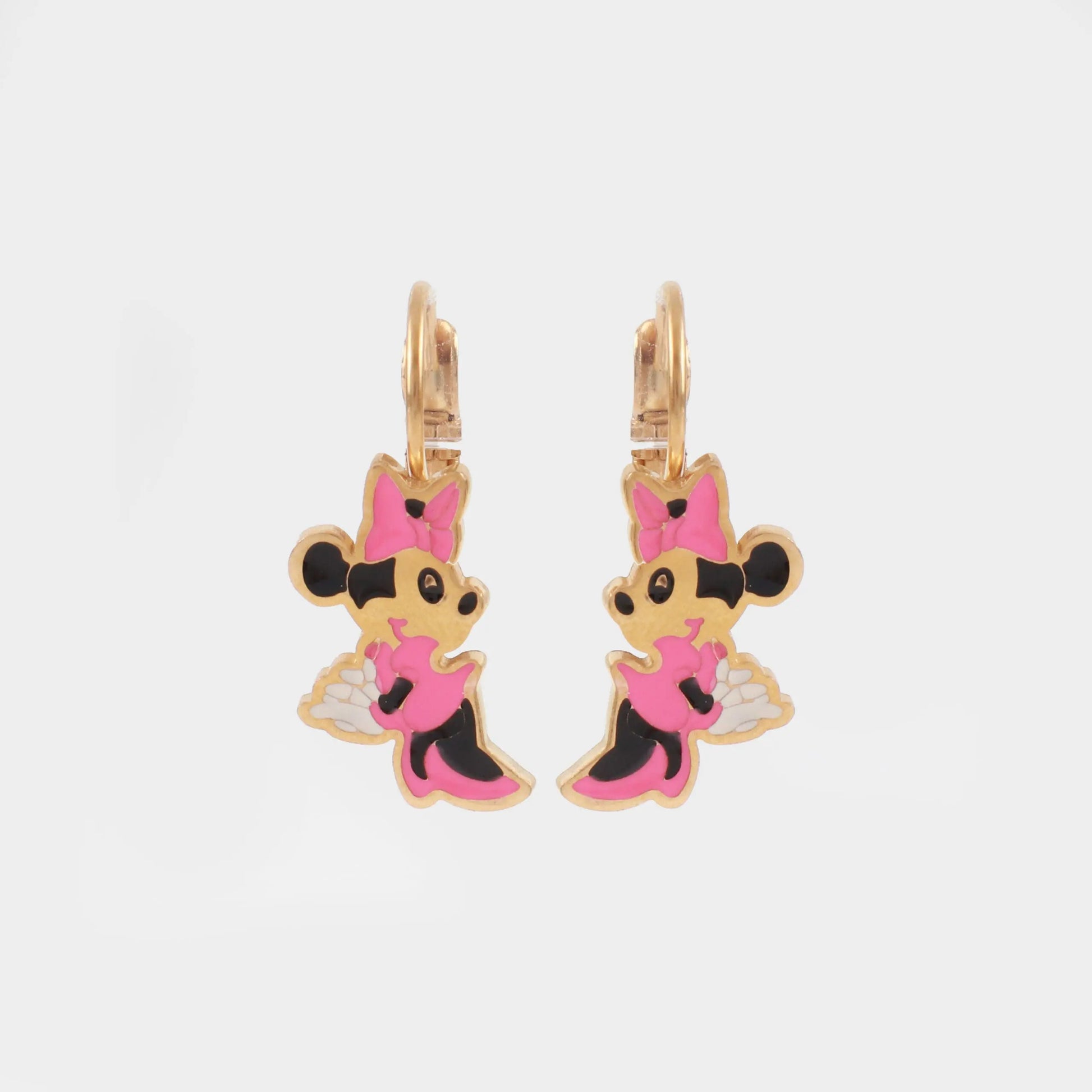 Παιδικά σκουλαρίκια κρεμαστά Μίνι Μάους Mar & Mar Minnie Mouse Kids από ανοξείδωτο ατσάλι
