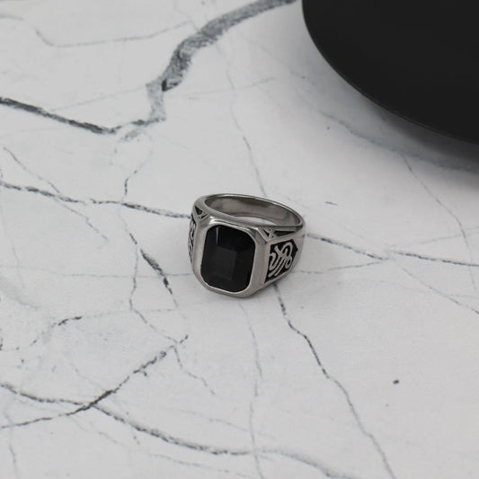 Ανδρικό δαχτυλίδι με όνυχα Mar and Mar Houston από ανοξείδωτο ατσάλι