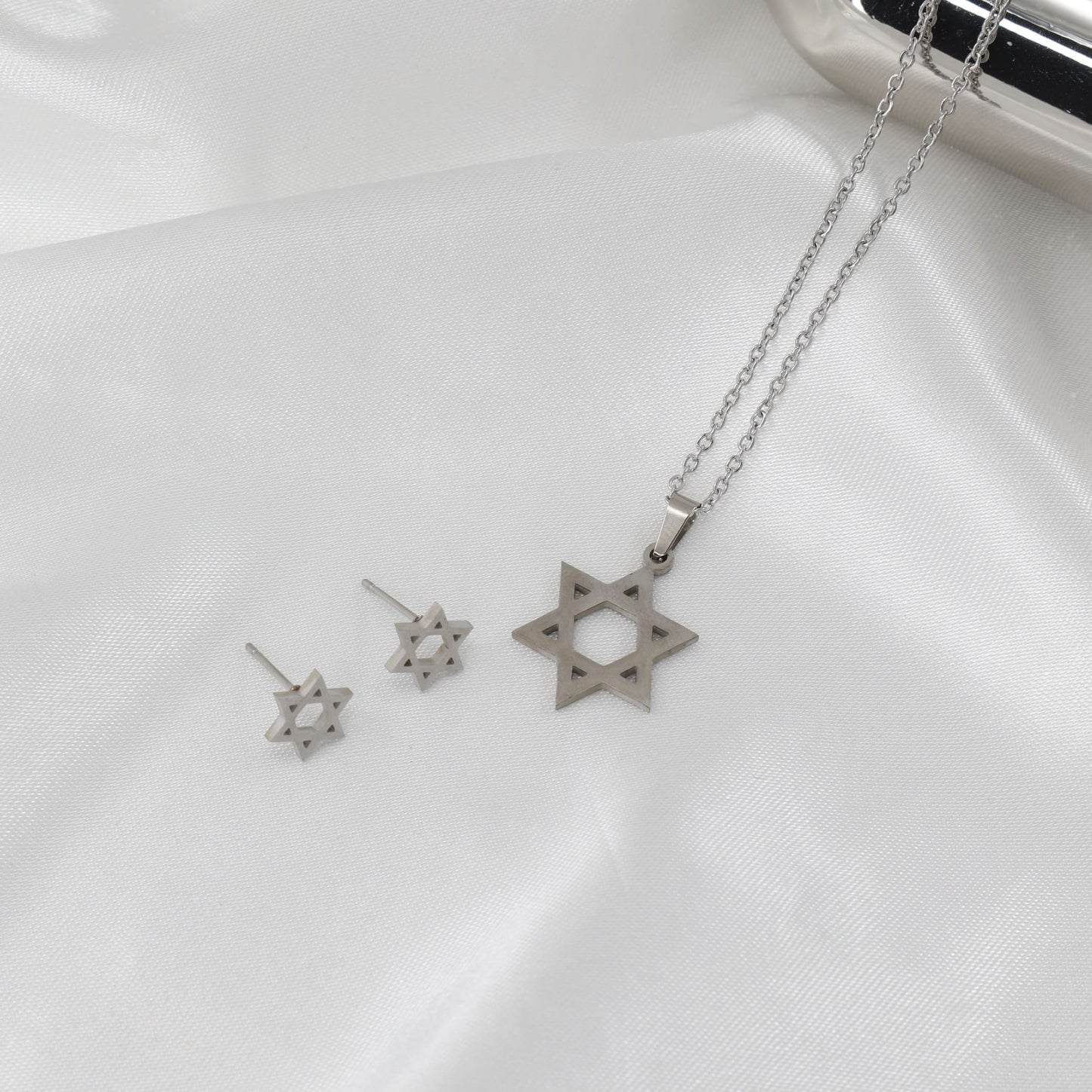 Κολιέ αστέρι Mar & Mar Yalin Star Of David από ανοξείδωτο ατσάλι