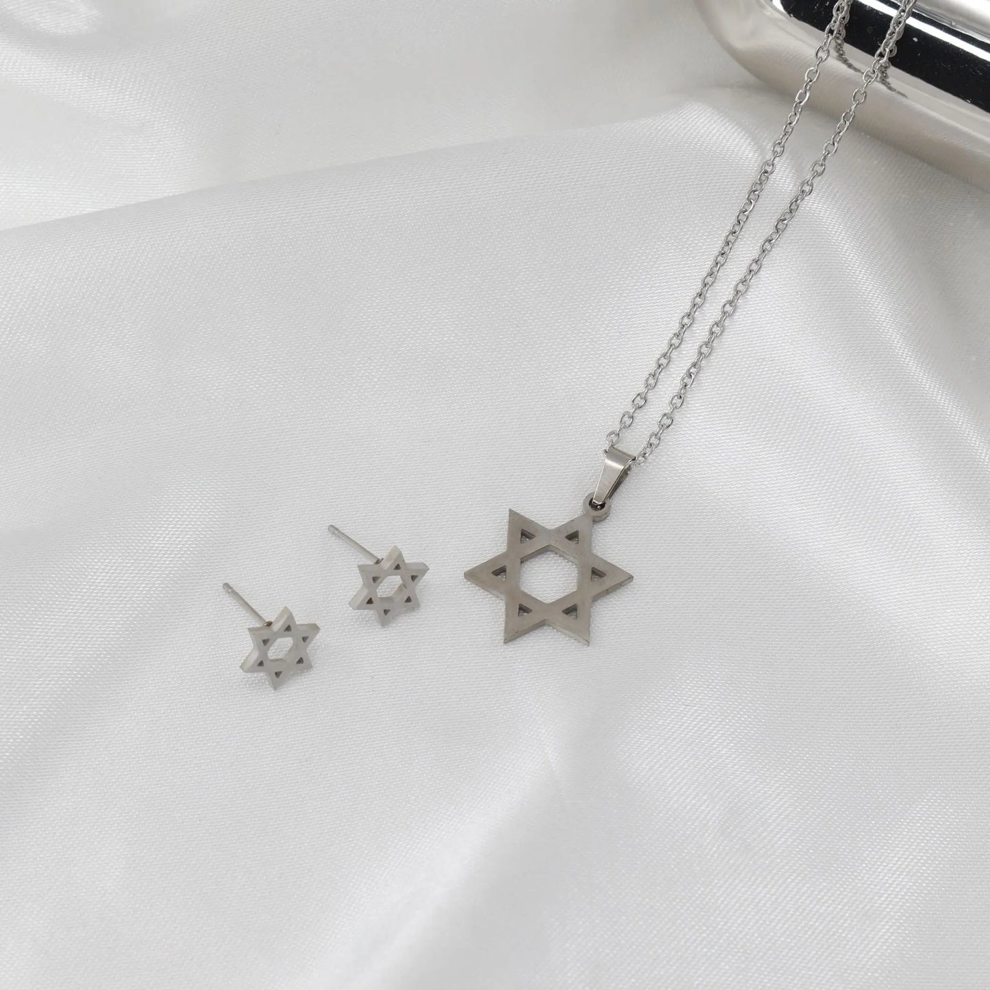 Κολιέ αστέρι Mar & Mar Yalin Star Of David από ανοξείδωτο ατσάλι