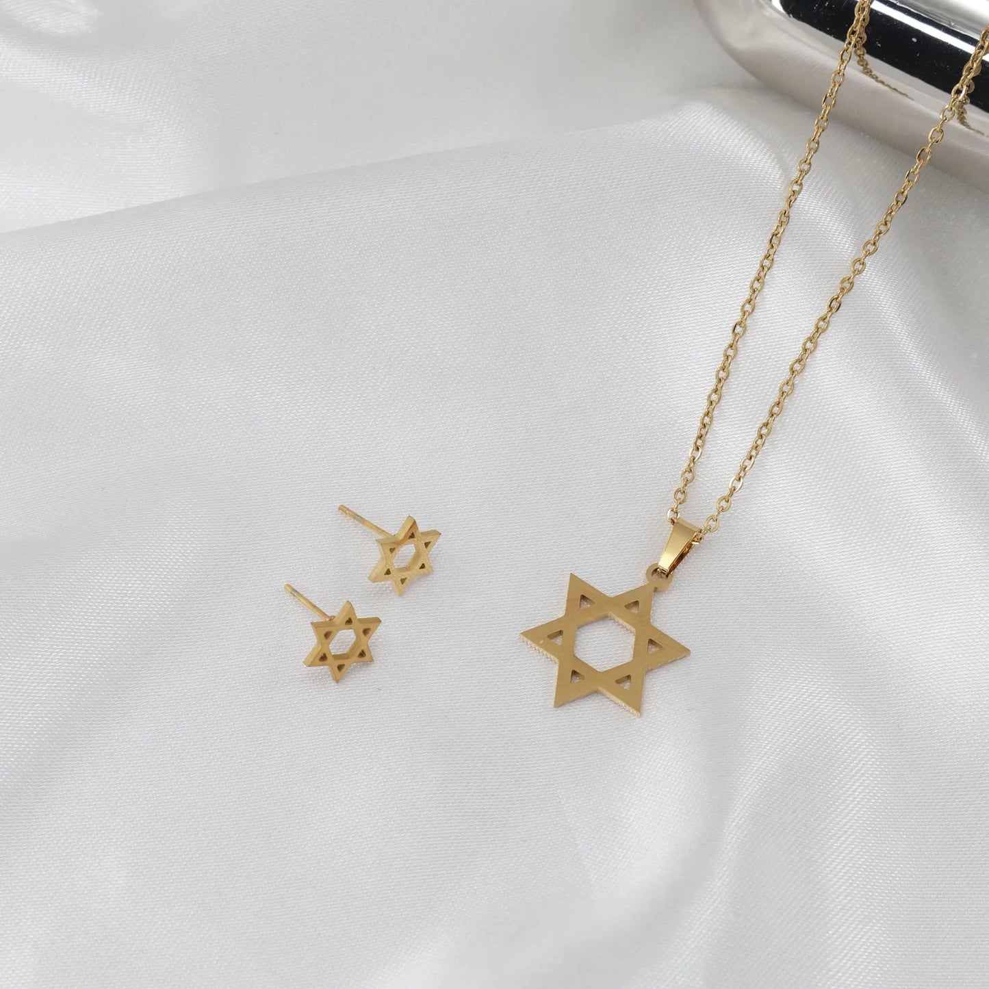 Κολιέ αστέρι Mar & Mar Yalin Star Of David από ανοξείδωτο ατσάλι