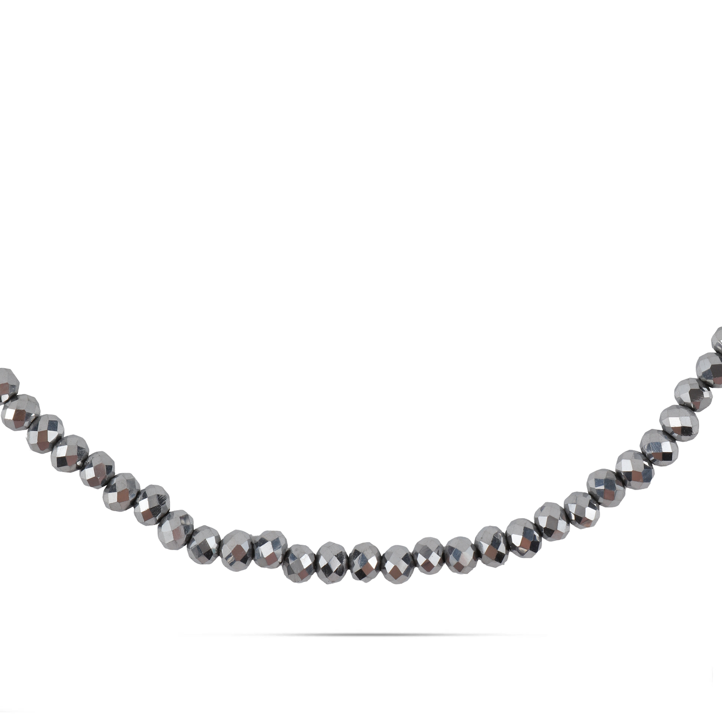 Κολιέ με χάντρες Mar and Mar Priya (Silver) από ανοξείδωτο ατσάλι