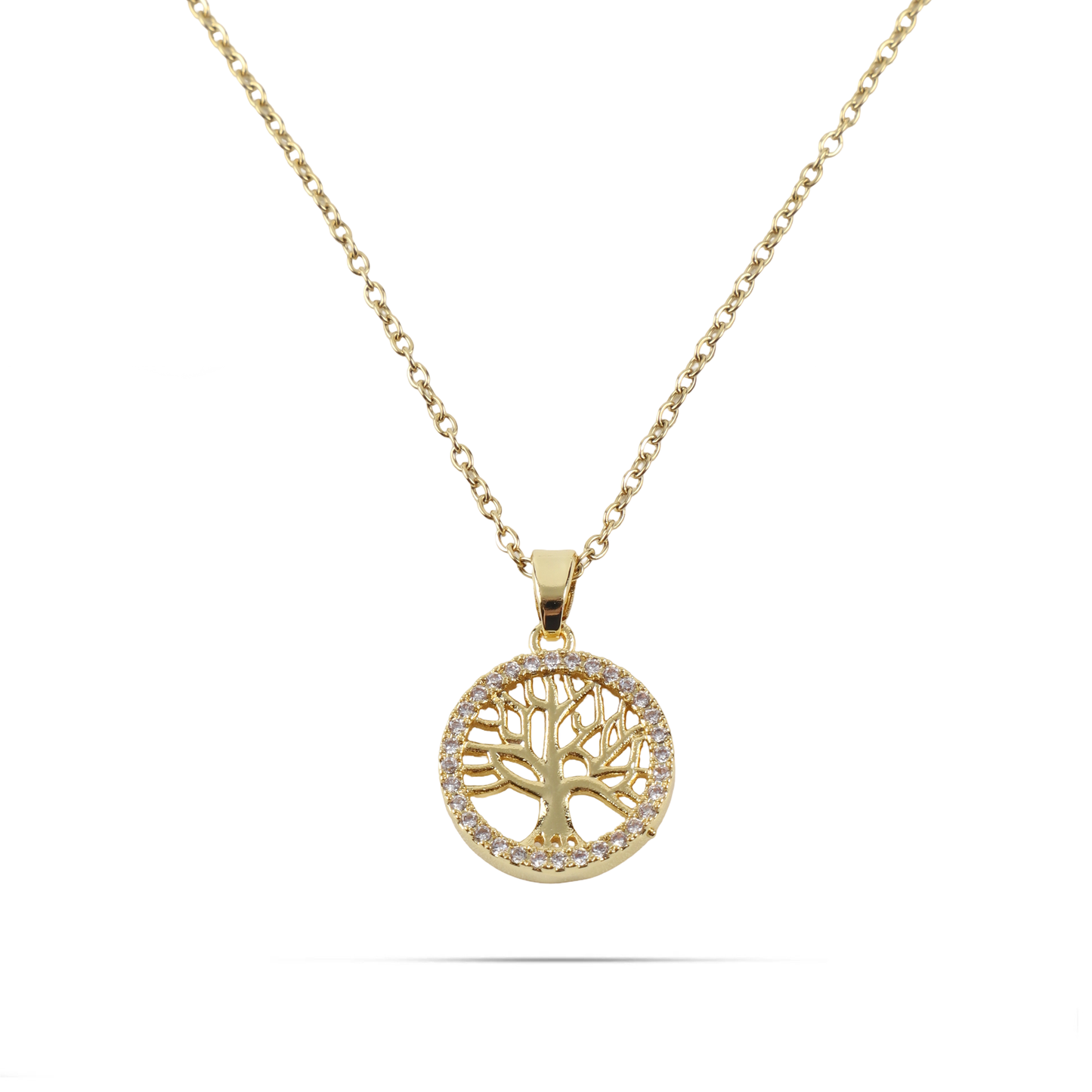 Κολιέ με δέντρο της ζωής Mar and Mar Tree of Life sparkle i από ανοξείδωτο ατσάλι