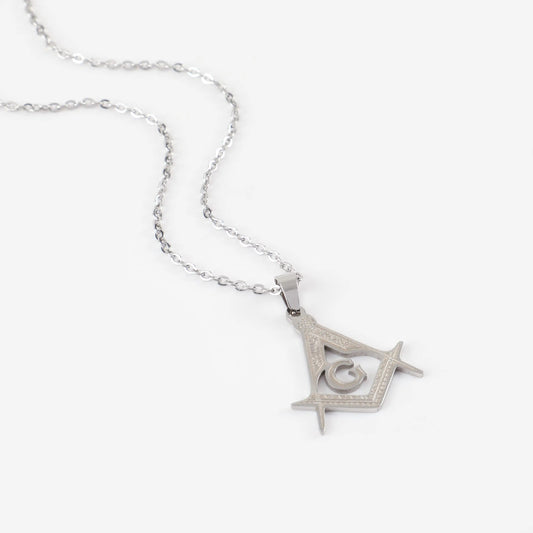 Ανδρικό κολιέ Mar and Mar Pendant (G) (Silver) από ανοξείδωτο ατσάλι