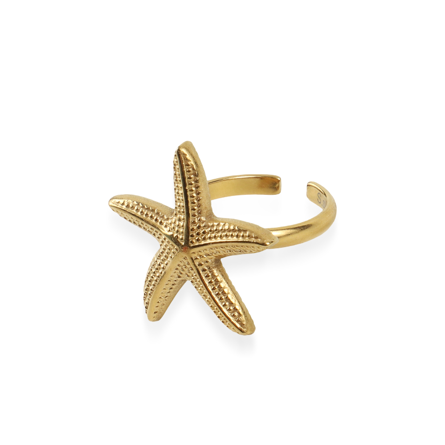 Γυναικείο δαχτυλίδι Mar and Mar Starfish από ανοξείδωτο ατσάλι