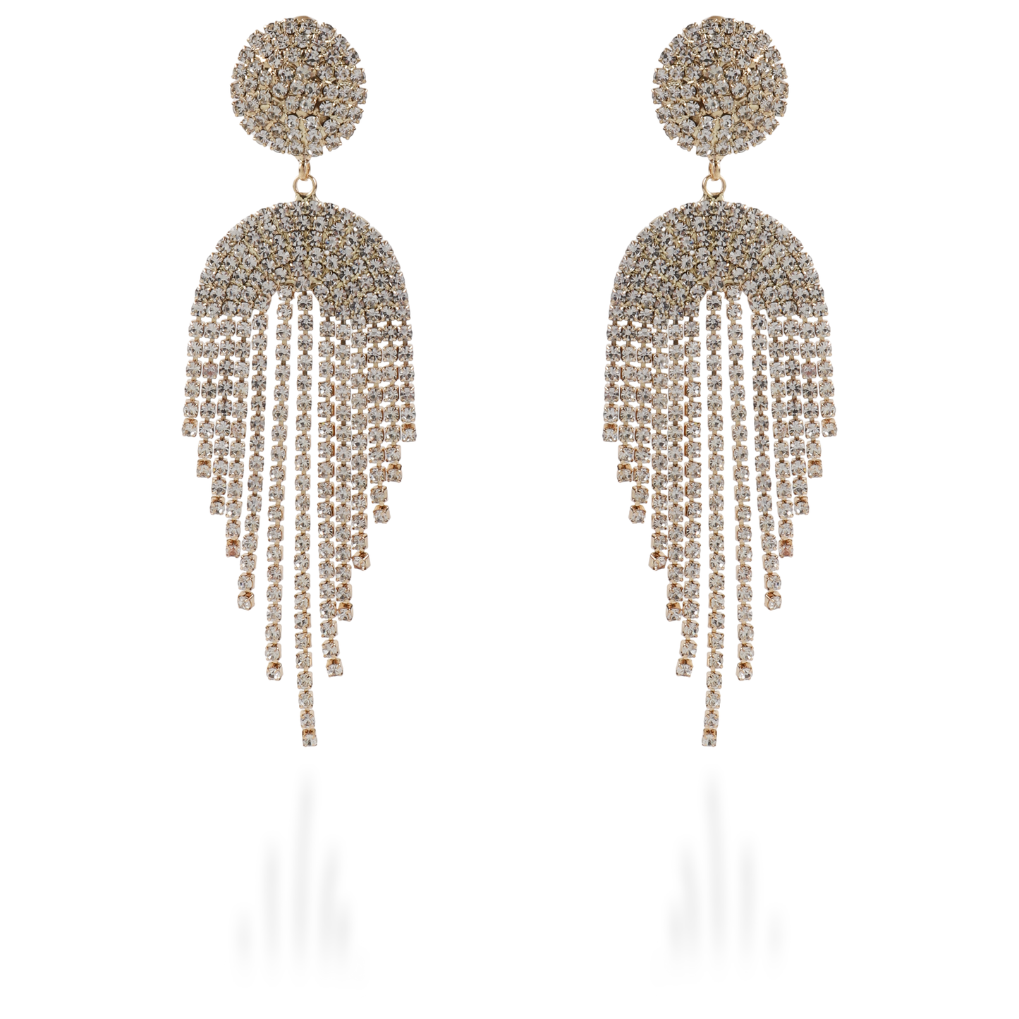 Σκουλαρίκια κρεμαστά με πέτρες ζιργκόν Enidy