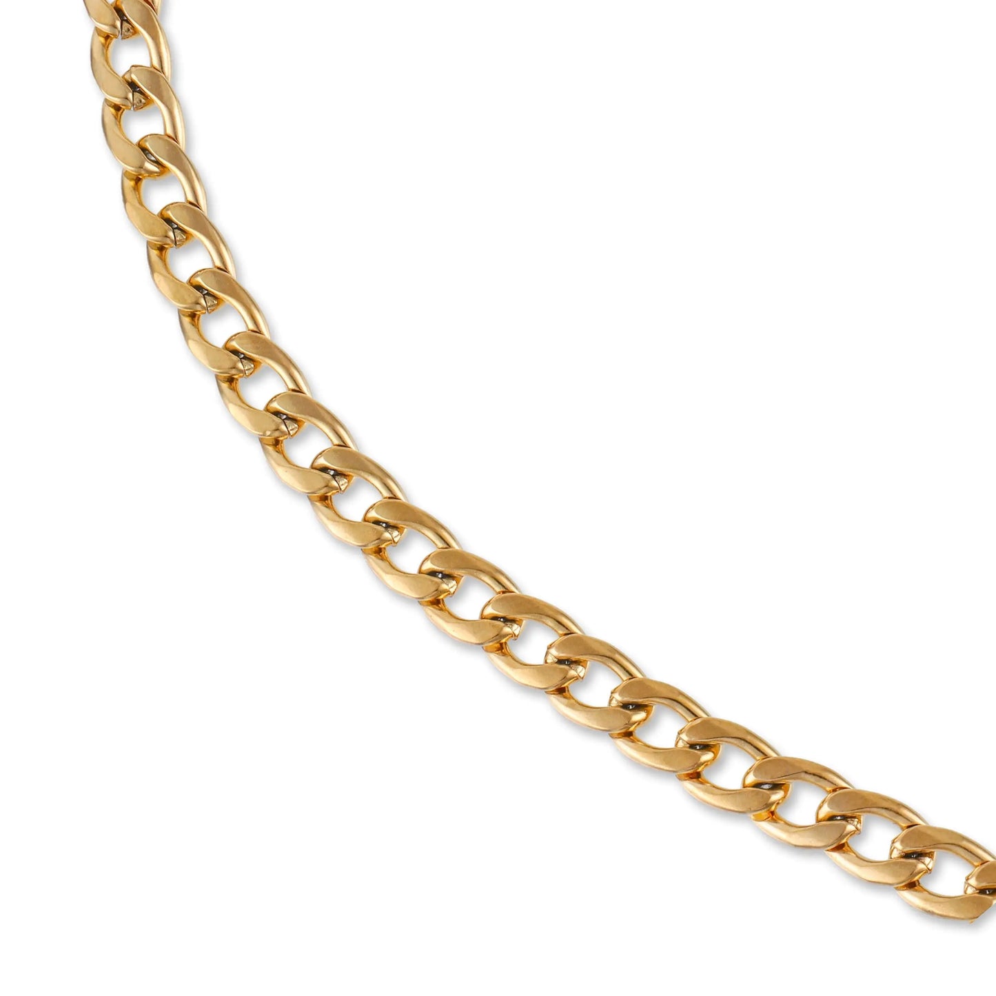 Αλυσίδα λαιμού Mar & Mar Curb Cuban (Noel-Gold) από ανοξείδωτο ατσάλι