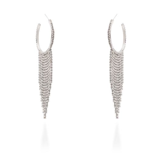 Σκουλαρίκια κρεμαστά με πέτρες ζιργκόν Mar and Mar Sunrise