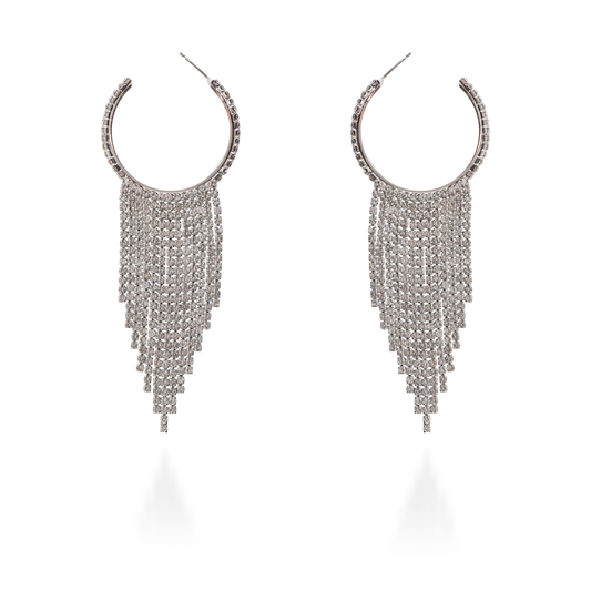 Σκουλαρίκια κρεμαστά με πέτρες ζιργκόν Mar and Mar Sunrise