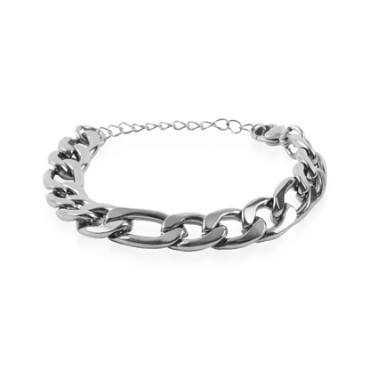 Αλυσίδα χεριού Mar and Mar Figaro (Denver-Silver) από ανοξείδωτο ατσάλι