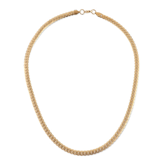 Αλυσίδα λαιμού Mar and Mar Flat (Jocasta II-Gold) από ανοξείδωτο ατσάλι